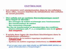 CM1 BI600 enzymologie