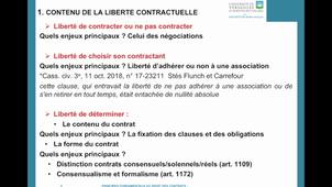 Principes fondamentaux contrat