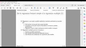 Pratique de la sociologie quantitative - Séance 1