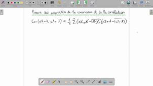 Chap1-vidéo4 : preuves propriétés de la covariance