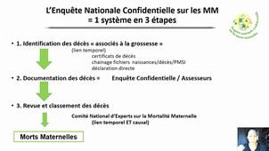 Dispositif d'étude de la mortalité maternelle en France