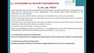 Devoir d'information