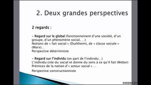 UE 1.1 S2 : Bases en sociologie (Partie 1/2)