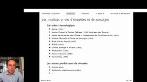 Pratique de la sociologie quantitative - Séance 2